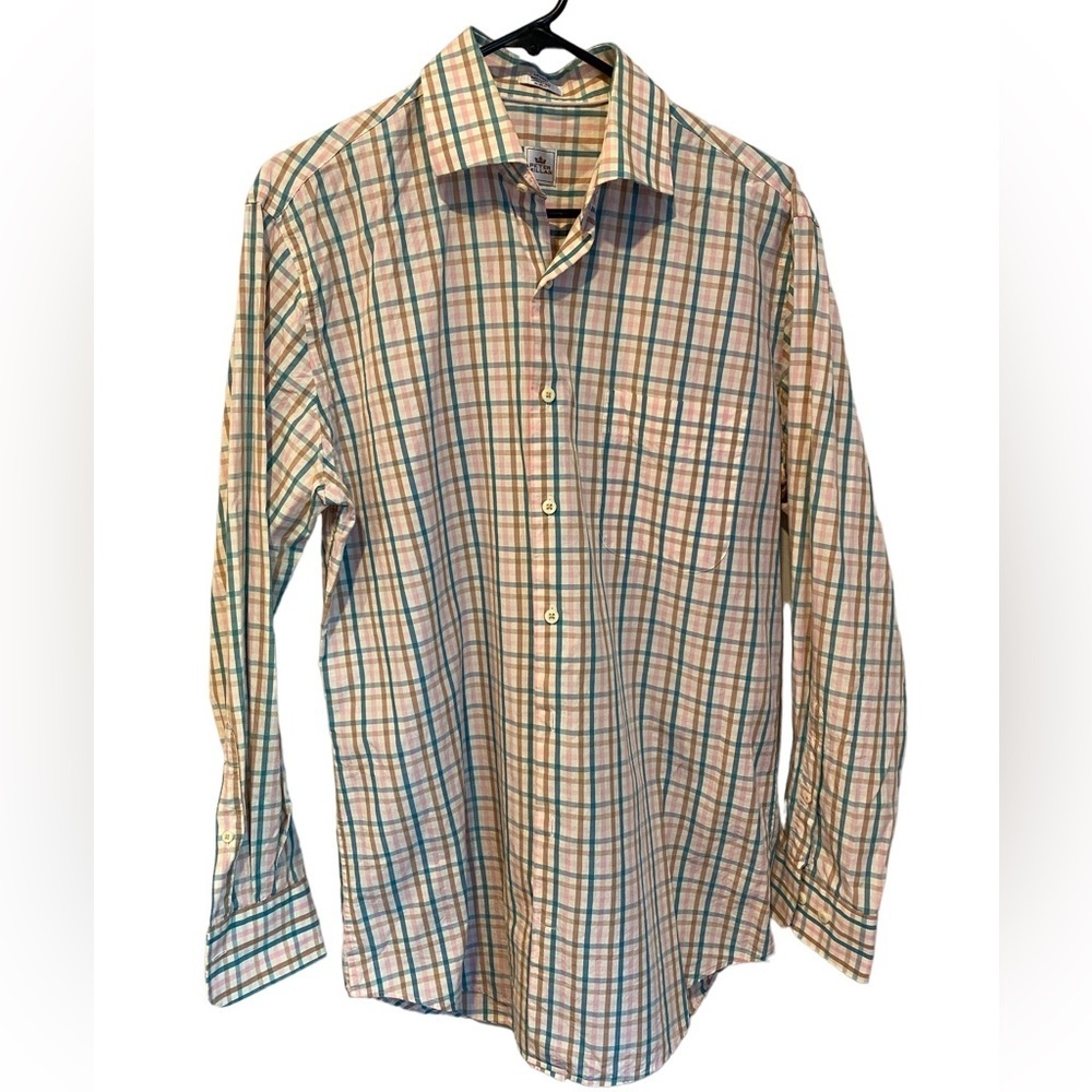 Peter Millar Button Down Collared Shirt Medium. - image 1